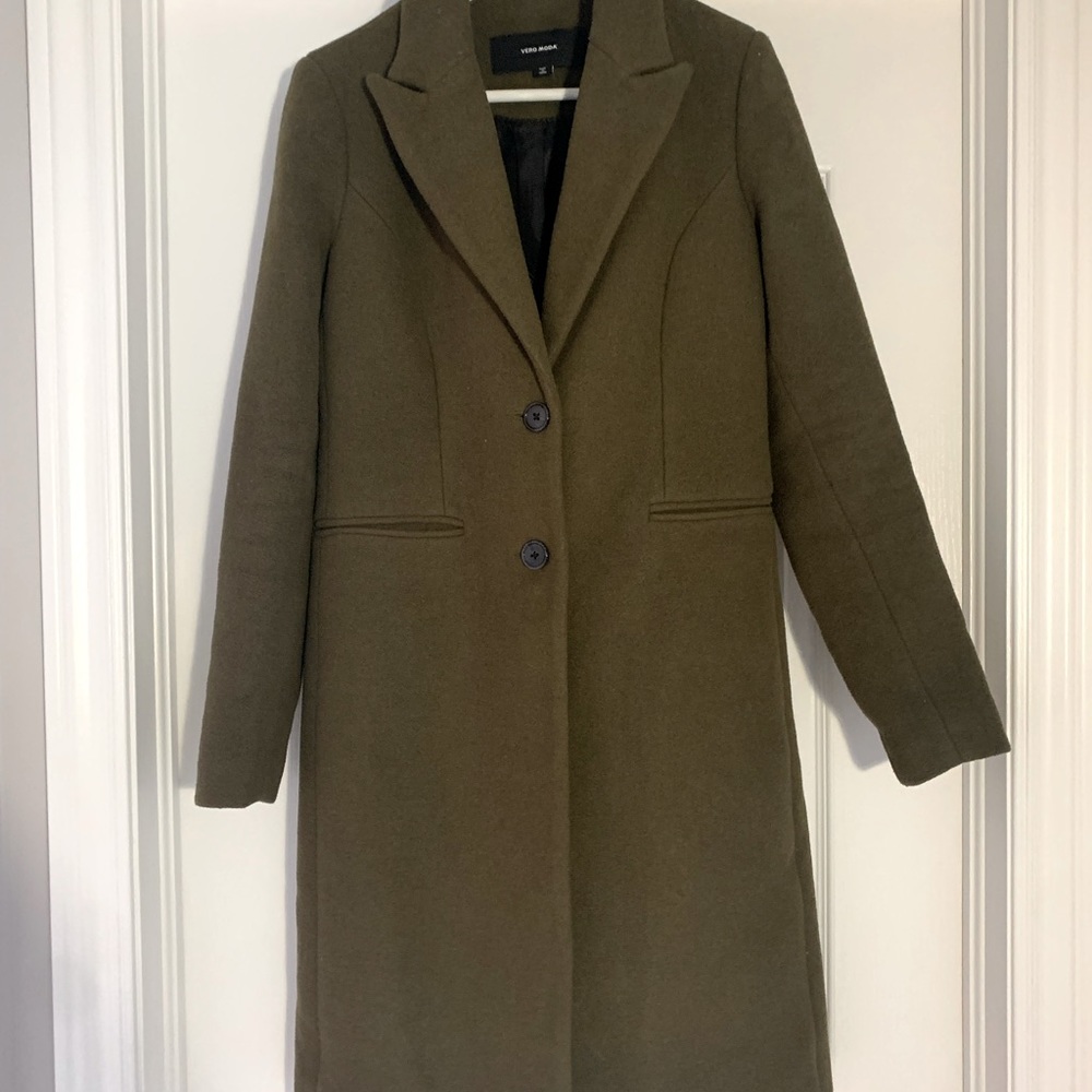 Vero Moda Green coat Size S